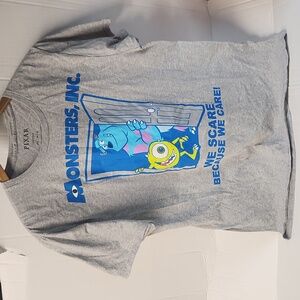 EUC Pixar Monsters, Inc. We scare because we care Men's sz M tshirt
